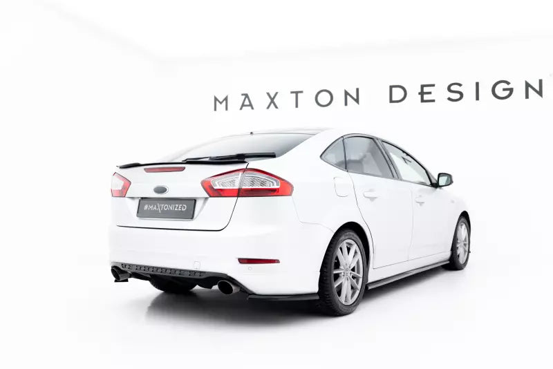 Maxton Design Diffusor Flaps für Ford Mondeo ST-Line Limousine Mk4 Facelift Hochglanz schwarz – Ansicht 1