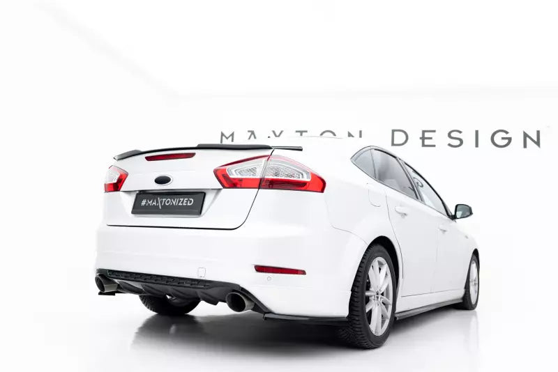 Maxton Design Diffusor Flaps für Ford Mondeo ST-Line Limousine Mk4 Facelift Hochglanz schwarz – Ansicht 2