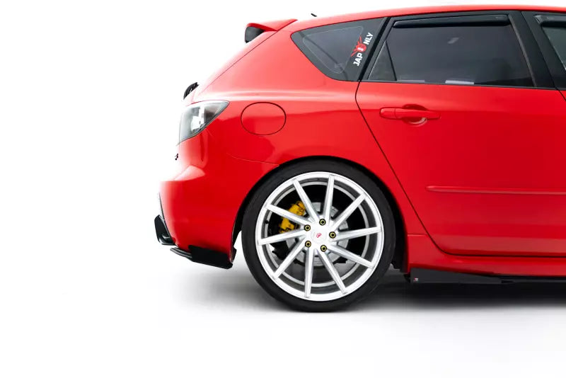 Maxton Design Diffusor Flaps für Mazda 3 MPS Mk1 EU Version Hochglanz schwarz – Ansicht 2