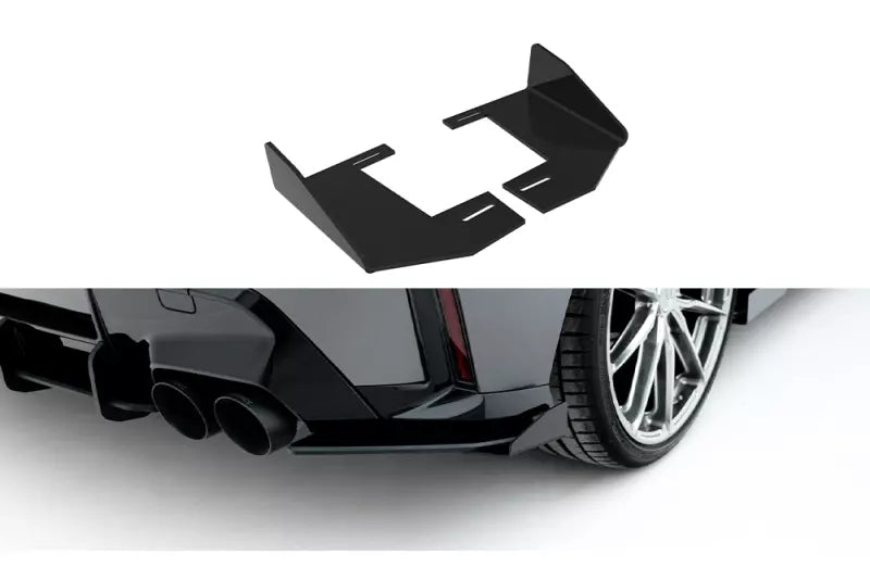 Maxton Design Diffusor Flaps V.1 für BMW M135i F70 Hochglanz schwarz – Ansicht 2