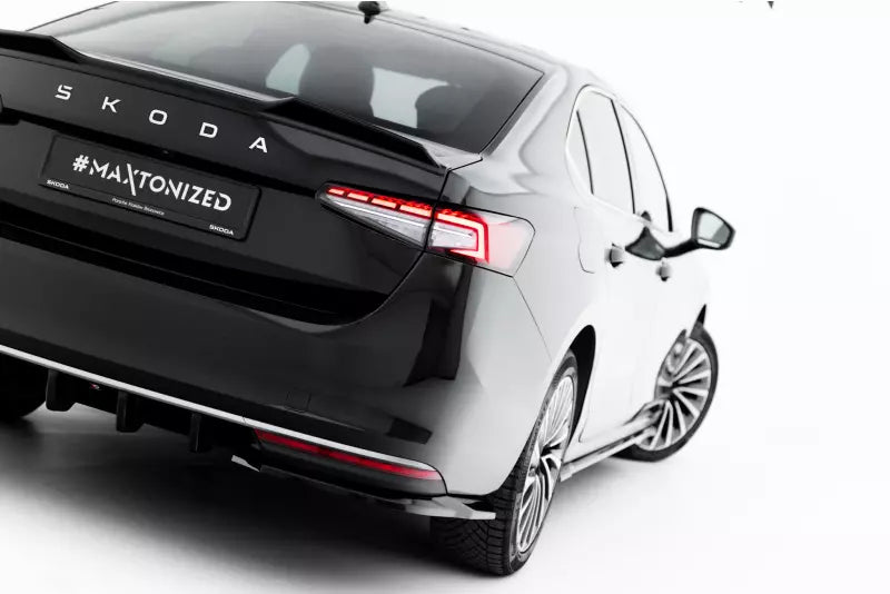 Maxton Design Diffusor Flaps V.1 für Skoda Superb Mk4 Hochglanz schwarz – Ansicht 2