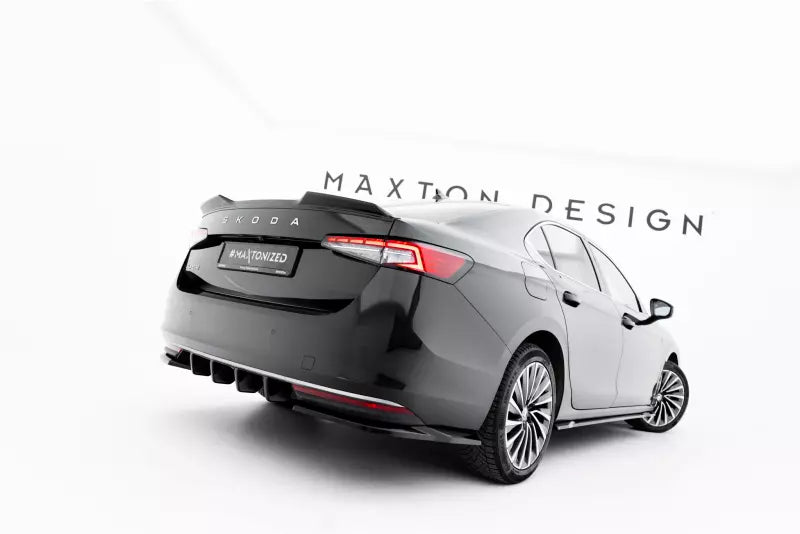 Maxton Design Diffusor Flaps V.1 für Skoda Superb Mk4 Hochglanz schwarz – Ansicht 3