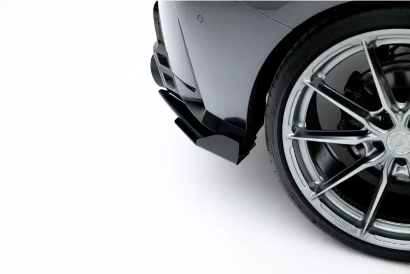 Maxton Design Diffusor Flaps V.2 für BMW 1er M-Paket F70 Hochglanz schwarz – Ansicht 1