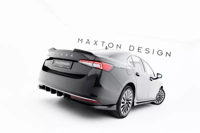 Maxton Design Diffusor Flaps V.2 für Skoda Superb Mk4 Hochglanz schwarz – Ansicht 1