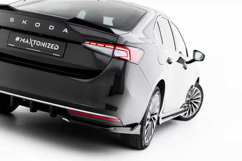 Maxton Design Diffusor Flaps V.2 für Skoda Superb Mk4 Hochglanz schwarz – Ansicht 2