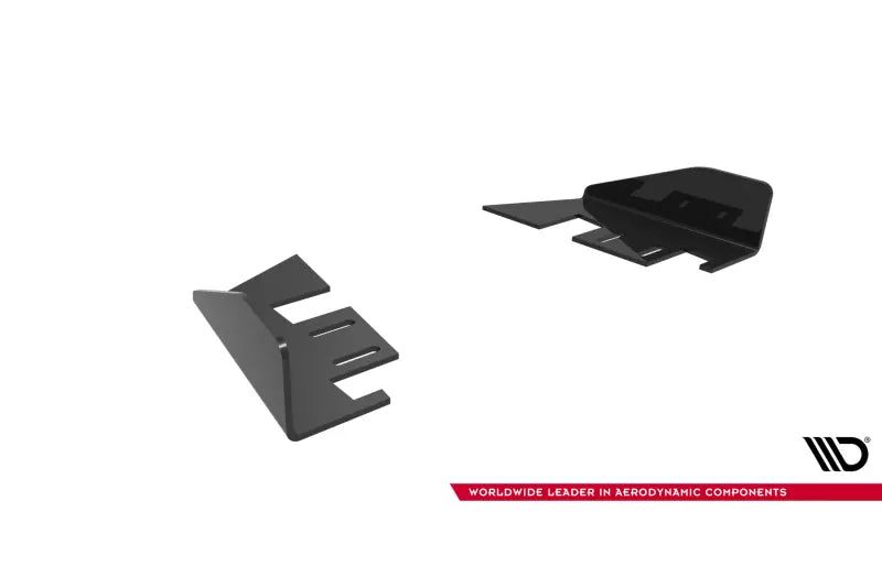 Maxton Design Diffusor Flaps V.2 für VW Golf 8 R / VW Golf 8 R Facelift Hochglanz schwarz – Ansicht 3
