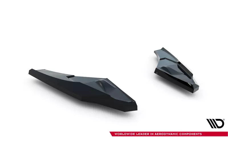 Maxton Design Diffusor Flaps V.3 für Audi S3 Sportback 8Y Facelift Hochglanz schwarz – Ansicht 4