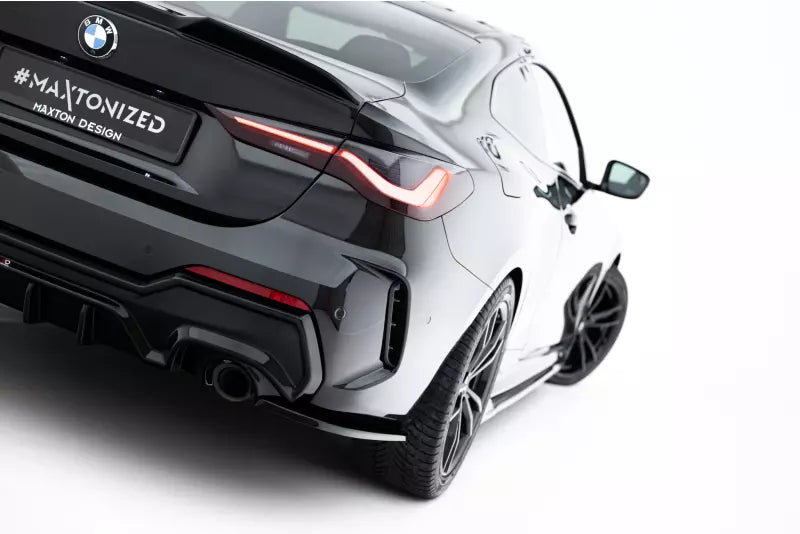 Maxton Design Diffusor Flaps V.7 für BMW 4er M-Paket G22 / G23 / G22 Facelift / G23 Facelift Hochglanz schwarz – Ansicht 2