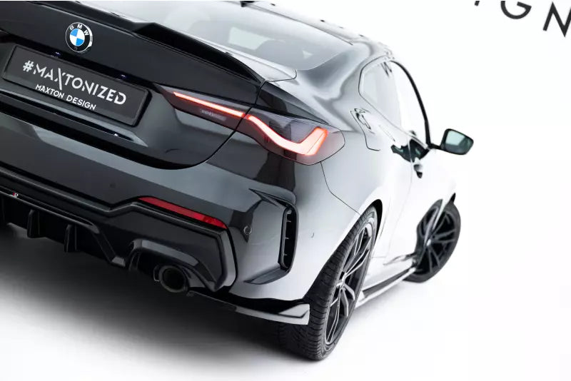 Maxton Design Diffusor Flaps V.8 für BMW 4er M-Paket G22 / G23 / G22 Facelift / G23 Facelift Hochglanz schwarz – Ansicht 2