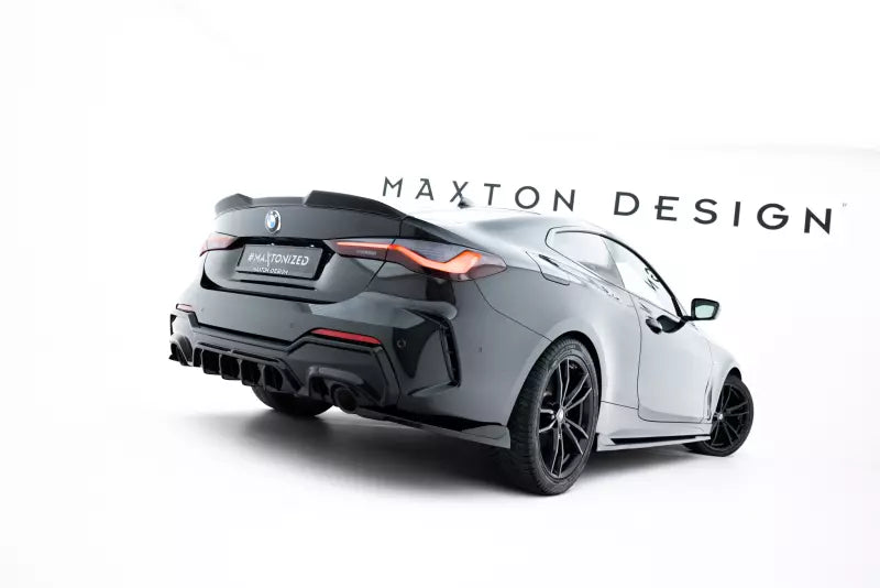 Maxton Design Diffusor Flaps V.8 für BMW 4er M-Paket G22 / G23 / G22 Facelift / G23 Facelift Hochglanz schwarz – Ansicht 3