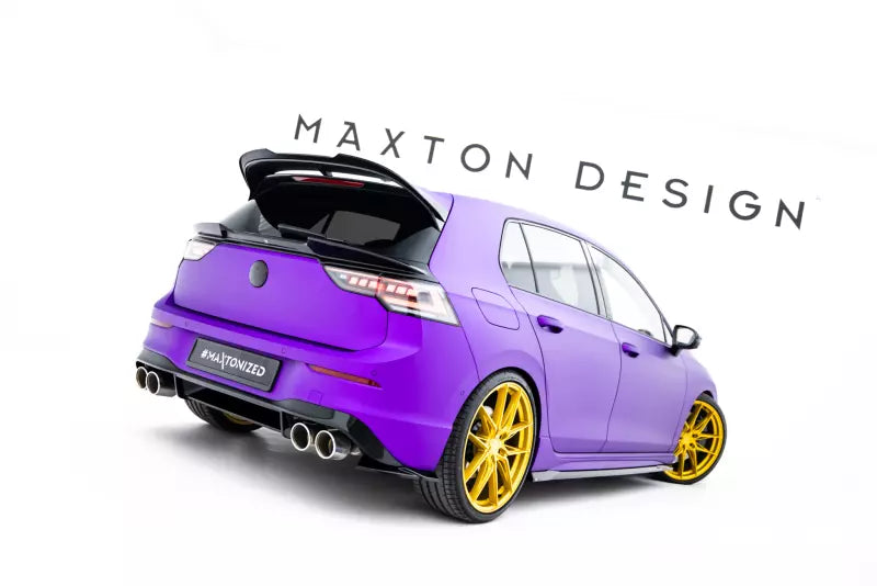 Maxton Design Diffusor Flaps V.8 für VW Golf 8 R / Golf 8 R Facelift Hochglanz schwarz – Ansicht 2