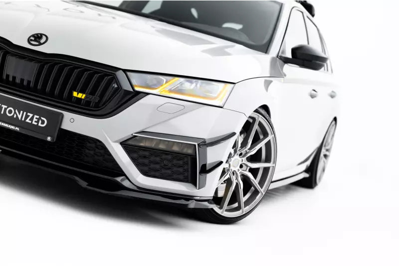 Maxton Design Flaps für Skoda Octavia RS Mk4 Hochglanz schwarz – Ansicht 1