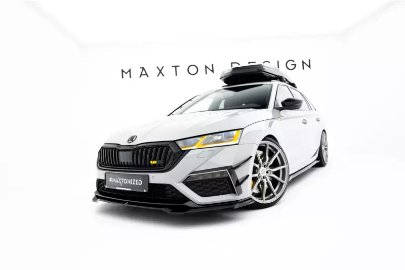 Maxton Design Flaps für Skoda Octavia RS Mk4 Hochglanz schwarz – Ansicht 4