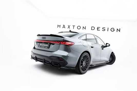 Maxton Design Heckdiffusor für Audi A5 S-Line Limousine / Avant B10 Hochglanz schwarz – Ansicht 1