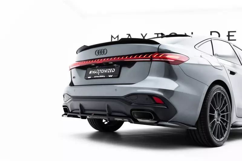 Maxton Design Heckdiffusor für Audi A5 S-Line Limousine / Avant B10 Hochglanz schwarz – Ansicht 3