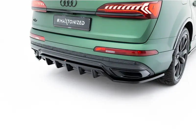 Maxton Design Heckdiffusor für Audi Q7 Mk2 Facelift (2019-2023) Hochglanz schwarz – Ansicht 1