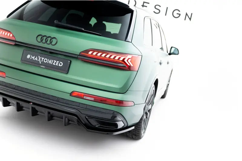 Maxton Design Heckdiffusor für Audi Q7 Mk2 Facelift (2019-2023) Hochglanz schwarz – Ansicht 3