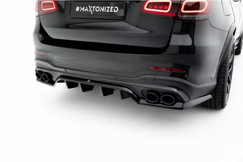 Maxton Design Heckdiffusor für Mercedes GLC 43 SUV X253 Facelift Hochglanz schwarz – Ansicht 1