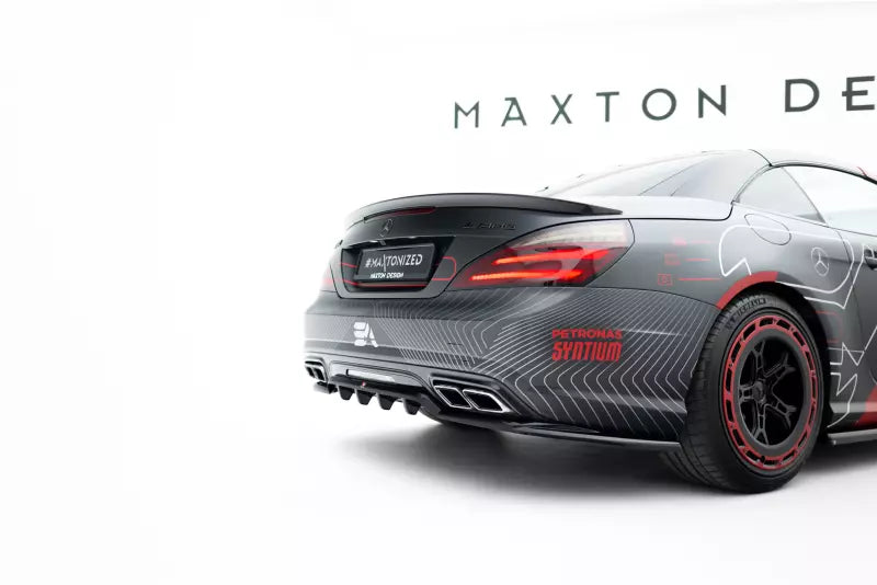 Maxton Design Heckdiffusor für Mercedes SL 63 AMG R231 Hochglanz schwarz – Ansicht 4