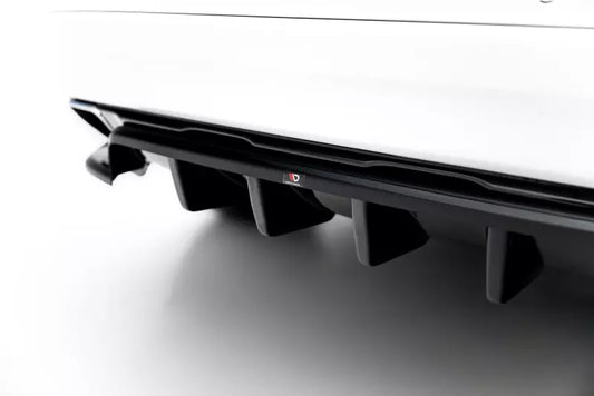 Maxton Design Heckdiffusor für Volvo XC60 Mk1 Facelift Hochglanz schwarz – Ansicht 1