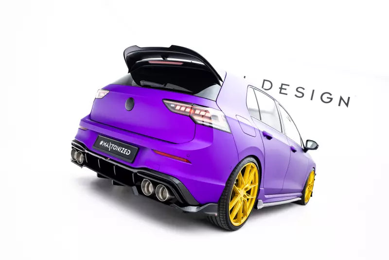 Maxton Design Heckdiffusor V.1 für VW Golf 8 R / Golf 8 R Facelift Hochglanz schwarz – Ansicht 2