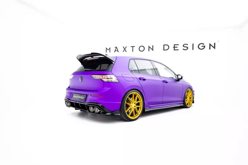 Maxton Design Heckdiffusor V.1 für VW Golf 8 R / Golf 8 R Facelift Hochglanz schwarz – Ansicht 3