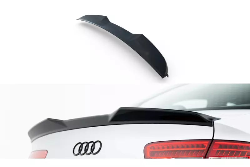 Maxton Design Heckspoiler 3D für Audi S4 Limousine B8 Facelift Hochglanz schwarz – Ansicht 2