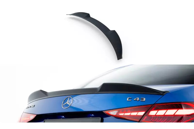 Maxton Design Heckspoiler 3D für Mercedes C 43 / AMG-Line Limousine W206 Hochglanz schwarz – Ansicht 2