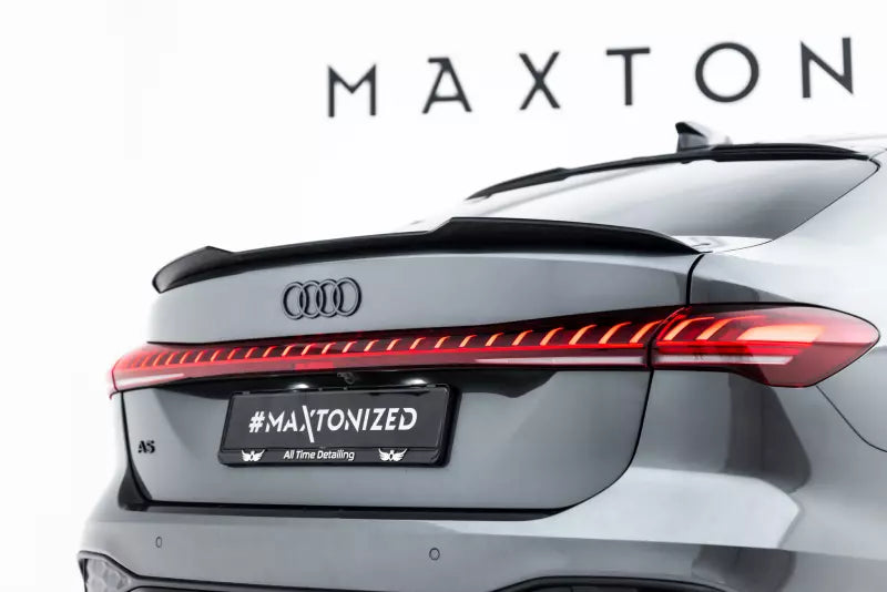 Maxton Design Heckspoiler Lippe für Audi A5 S-Line / S5 Limousine B10 Hochglanz schwarz – Ansicht 4
