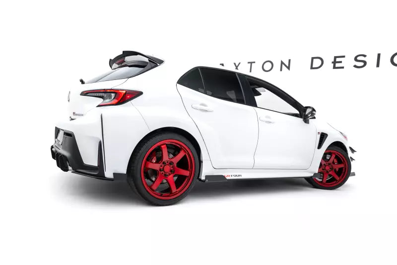 Maxton Design Seitenschweller (Paar) Flaps für Toyota GR Corolla Mk12 Hochglanz schwarz – Ansicht 3
