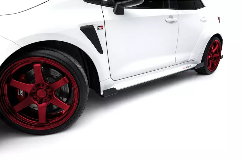 Maxton Design Seitenschweller (Paar) Flaps für Toyota GR Corolla Mk12 Hochglanz schwarz – Ansicht 4