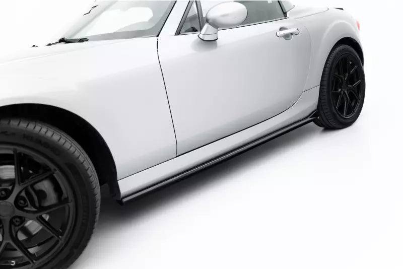 Maxton Design Seitenschweller (Paar) für Mazda MX-5 Mk3 Facelift Hochglanz schwarz – Ansicht 2