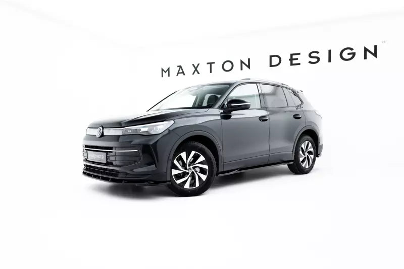 Maxton Design Seitenschweller (Paar) für VW Tiguan Mk3 Hochglanz schwarz – Ansicht 1