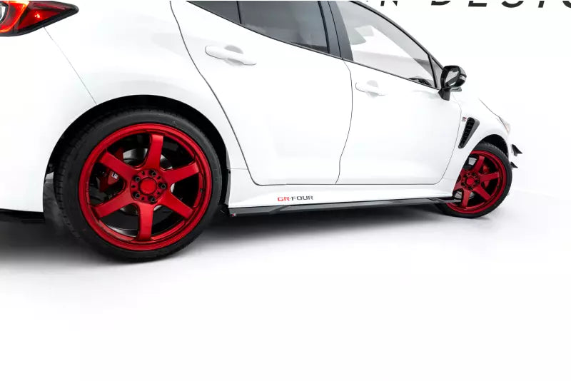 Maxton Design Seitenschweller (Paar) V.1 für Toyota GR Corolla Mk12 Hochglanz schwarz – Ansicht 1