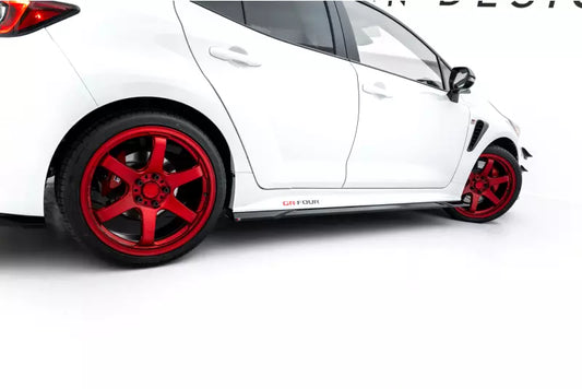 Maxton Design Seitenschweller (Paar) V.1 für Toyota GR Corolla Mk12 Hochglanz schwarz – Ansicht 1