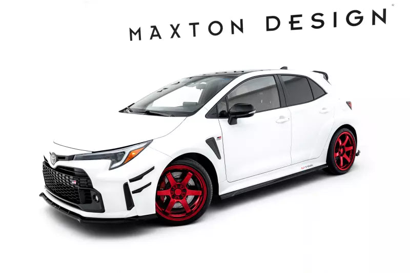 Maxton Design Seitenschweller (Paar) V.1 für Toyota GR Corolla Mk12 Hochglanz schwarz – Ansicht 2