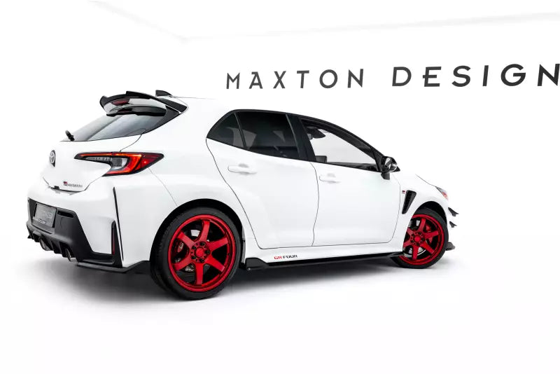 Maxton Design Seitenschweller (Paar) V.2 für Toyota GR Corolla Mk12 Hochglanz schwarz – Ansicht 2