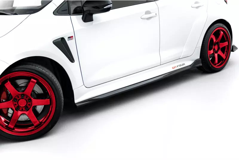 Maxton Design Seitenschweller (Paar) V.2 für Toyota GR Corolla Mk12 Hochglanz schwarz – Ansicht 4