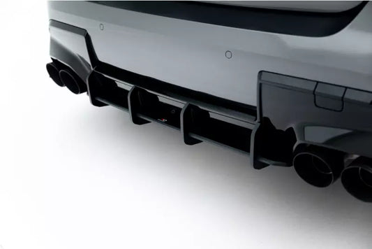 Maxton Design Street Pro Heckdiffusor für BMW M135i F70 Schwarz – Ansicht 1