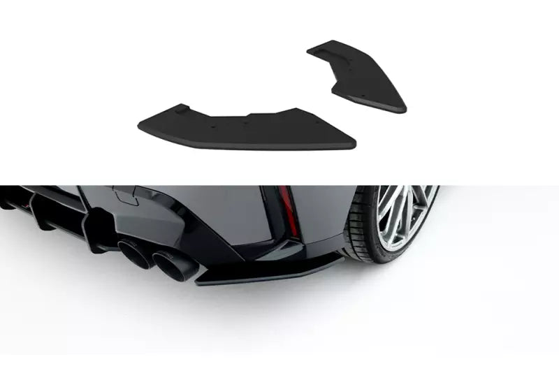 Maxton Design Street Pro Diffusor Flaps V.1 für BMW M135i F70 Schwarz – Ansicht 2