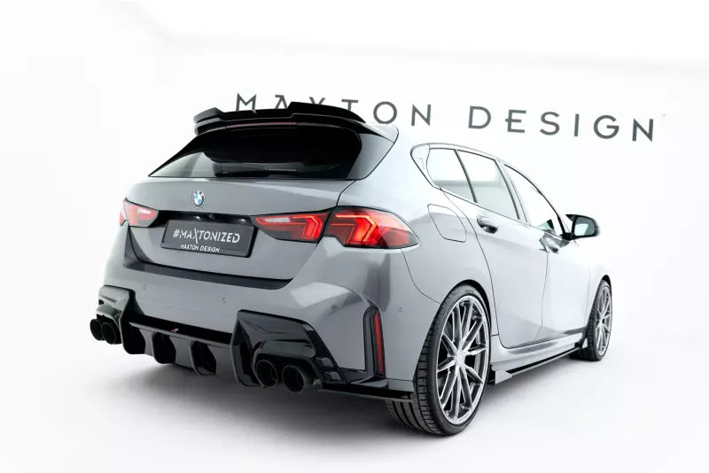 Maxton Design Street Pro Diffusor Flaps V.2 für BMW 1er M-Paket F70 Schwarz – Ansicht 1