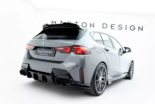 Maxton Design Street Pro Diffusor Flaps V.2 für BMW 1er M-Paket F70 Schwarz – Ansicht 1