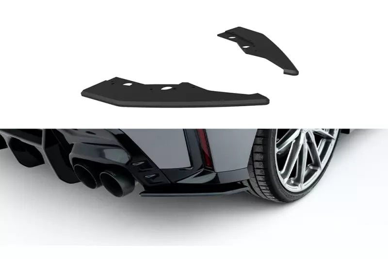 Maxton Design Street Pro Diffusor Flaps V.2 für BMW 1er M-Paket F70 Schwarz – Ansicht 2