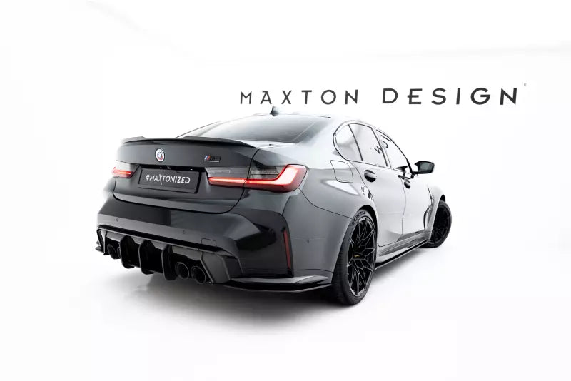 Maxton Design Street Pro Diffusor Flaps V.3 für BMW M3 Limousine / Touring G80 / G81 Schwarz – Ansicht 1
