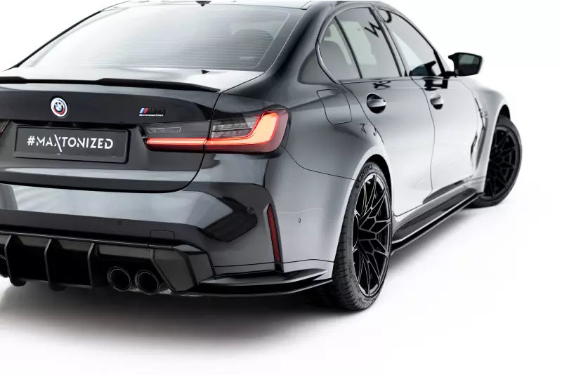 Maxton Design Street Pro Diffusor Flaps V.3 für BMW M3 Limousine / Touring G80 / G81 Schwarz – Ansicht 2