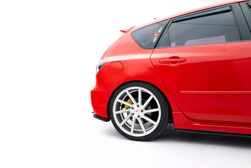 Maxton Design Street Pro Diffusor Flaps für Mazda 3 MPS Mk1 EU Version Schwarz – Ansicht 3