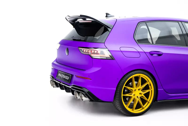 Maxton Design Street Pro Diffusor Flaps V.2 für VW Golf 8 R / VW Golf 8 R Facelift Schwarz – Ansicht 3