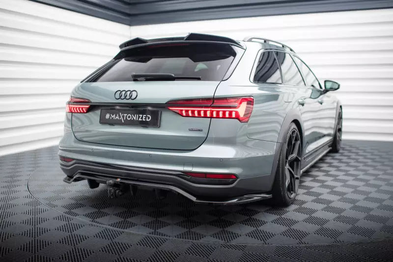 Maxton Design Heckdiffusor für Audi A6 Allroad C8 Hochglanz schwarz – Ansicht 1