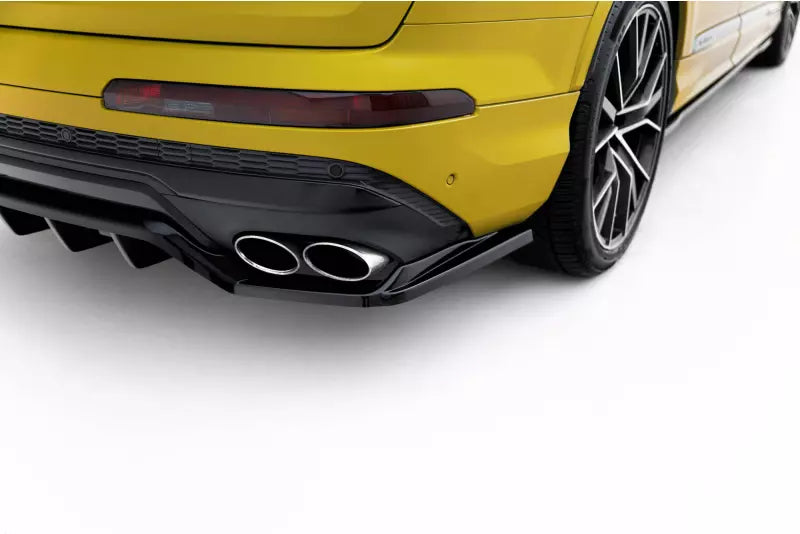 Maxton Design mittlerer Heckdiffusor DTM Look für Audi SQ7 Mk2 Facelift Hochglanz schwarz – Ansicht 3