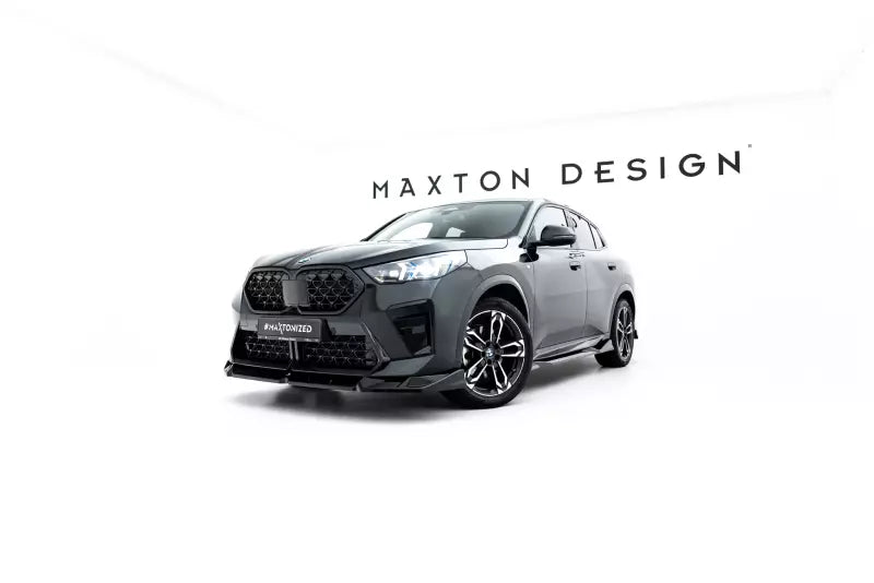 Maxton Design Frontlippe für BMW X2 M-Paket / iX2 U10 Hochglanz schwarz – Ansicht 1